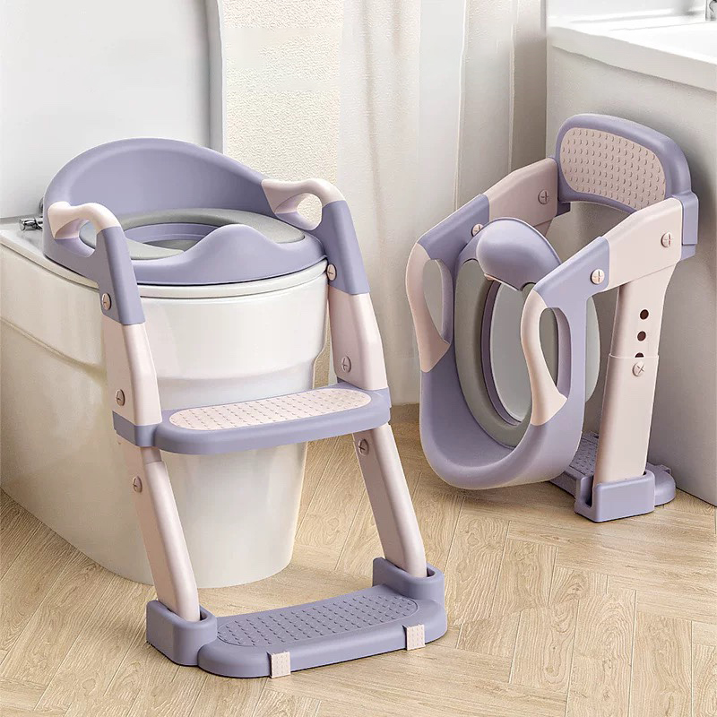 Toddler Potty Training Seat - مقعد مرحاض للأطفال، درج قابل للتعديل