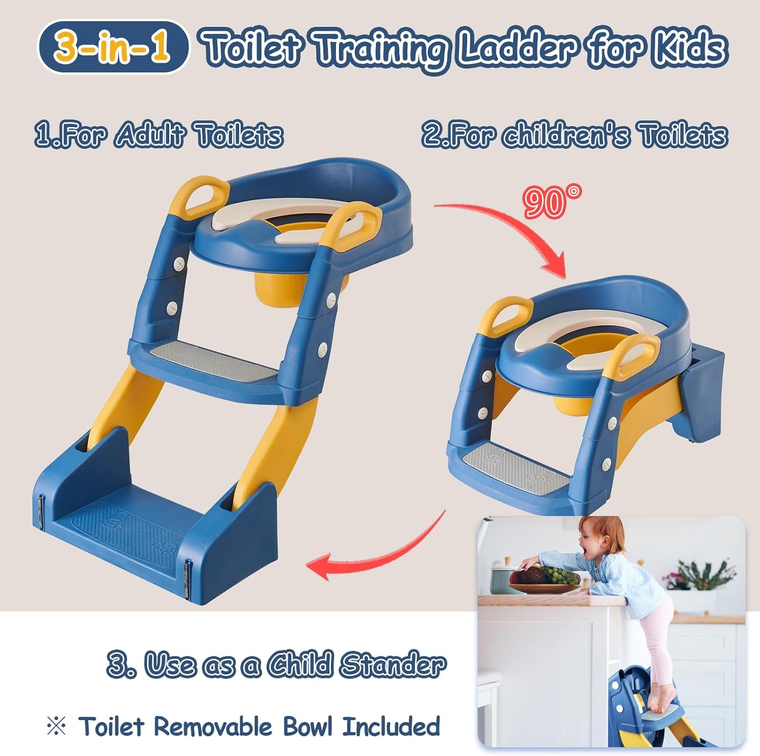 نونية سلم تدريب للأطفال الصغار - مراجعة Toddler Potty Training Seat وسعره